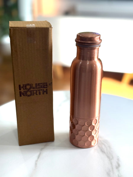 Copper sequence diamond bottle